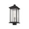 Z-Lite Portland 1 Light Outdoor Post Mount Fixture, Oil Rubbed Bronze And Clear Seedy 531PHBXLS-ORB - alternate 2